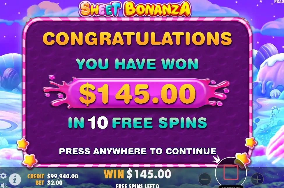 Sweet Bonanza Bonus